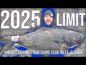 Halibut Fishing From Shore Cook Inlet, Alaska 2025
