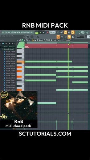 How to play RnB chords - Midi pack #musicproducer #beatmaker