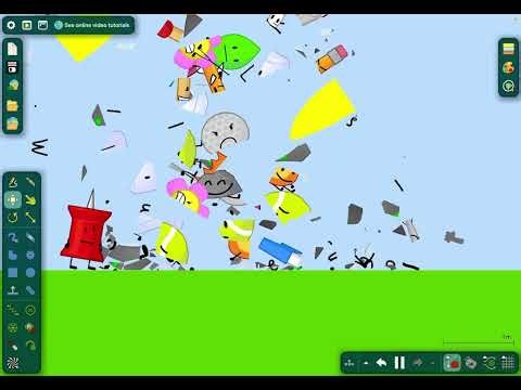 Exploding Bfdi Algodoo Characters (basically satisfying)