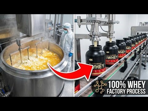 How WHEY PROTEIN is Made In Factories | You Won't Want to Miss This!
