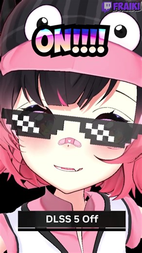 Trying out the new NVIDIA DLSS 5 tech... #nvidia #computer #meme #vtuber