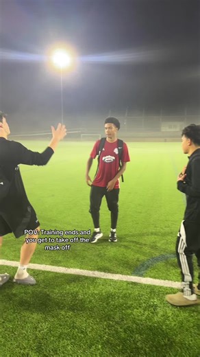 Taking Off the Mask After Training: A Football Edit