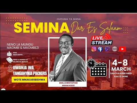 4. MBINU ZA KUONGEZA USIKIVU WA SAUTI YA MUNGU KIBINAFSI // MWL CHRISTOPHER MWAKASEGE
