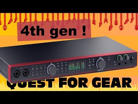 Focusrite Scarlett 18i20 4th Gen Audio Interface - Unbox and Setup and I try the AUTO GAIN