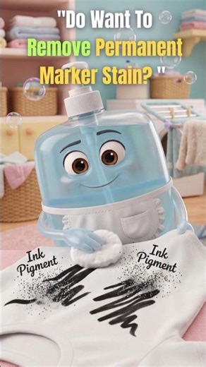 Removal Permanent Marker Stain | Easy Hack #shorts