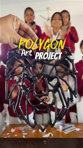 Polygon Art Project #shorts #art