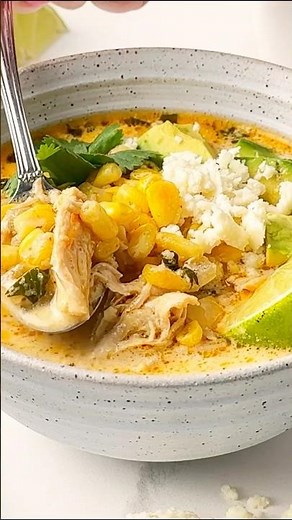 Easy Mexican Street Corn Soup #soupseason