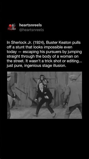 Sherlock Jr. (1924): Buster Keaton Did This With NO Editing