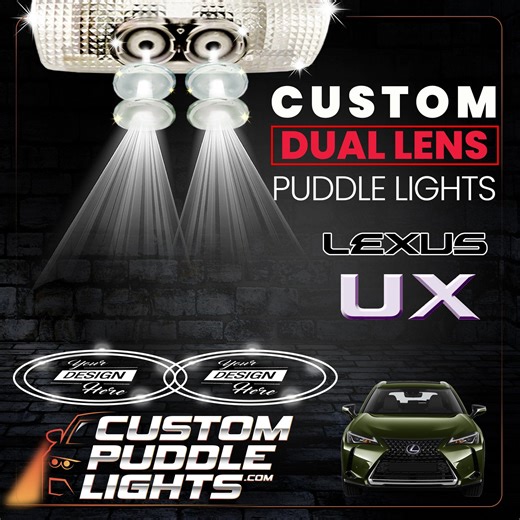 Custom Dual Lens LED Courtesy Door Projector Puddle Lights for Lexus U