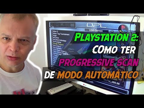 Playstation 2: How to enable Progressive Scan automatically.