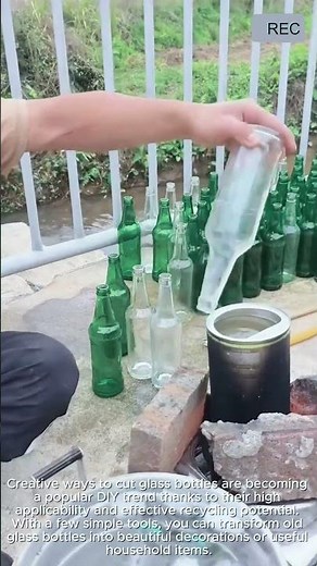 Creative Glass Bottle Cutting | Easy & Clean