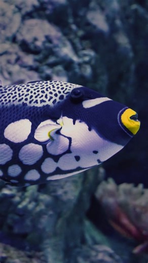 Cairns Aquarium & Reef Research Centre on Instagram: "Some people have a fear of sharks 🦈 But If you have spent any time in the water diving or snorkeling you would know that there is a far more frightening creature!!! A TRIGGER FISH!! Trigger fish have very sharp teeth designed to chomp hard shelled invertebrates! 🦀 But they will also use their sharp choppers to defend themselves! Triggerfish are highly territorial and will defend their homes especially during nesting season!! Trigger fish ha