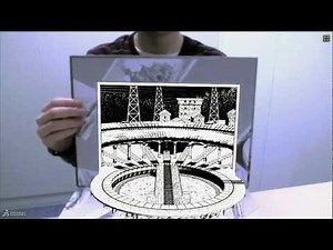 Comic Book Augmented Reality 3D Experience