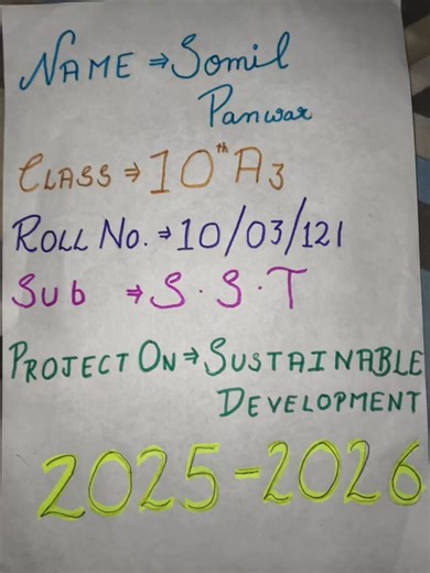 class 10 sustainable development sst project #class10 #sst #project #sustainabledevelopment #best.