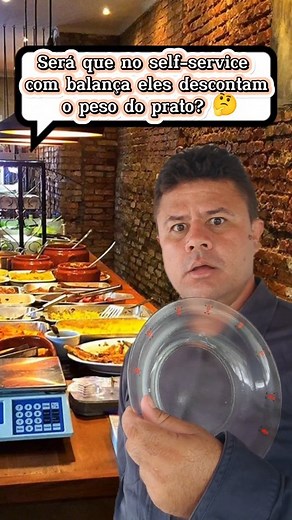 Self service com balança cobra até o peso do prato | Ray Resenha