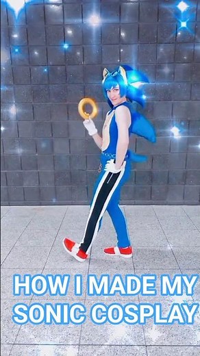 How I Made My Sonic Cosplay👕👖🦔💙 #sonicthehedgehog #sonicthehedgehogcosplay #cosplay #soniccosplay