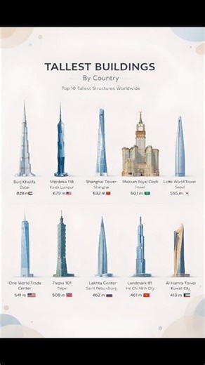 Tallest Buildings in the World 🌍🏙️