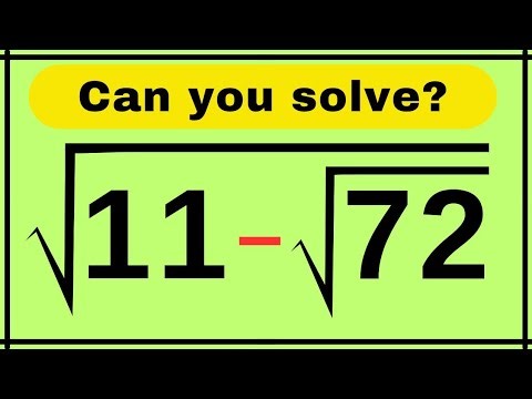 Japanese | A Very Nice Square Root Algebra Problem | Tricky Math Olympiad