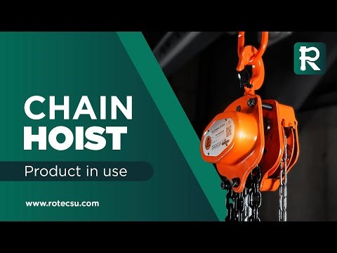 CHAIN HOIST / Product in use