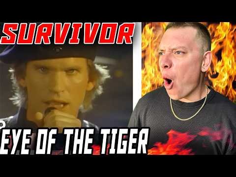 BEST MOTIVATIONAL SONG EVER?! First Reaction to Survivor - Eye Of The Tiger