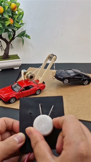 Tow truck mechanism | #dcmotor #tech #techexperiments #dcman #lifting #lifttruck