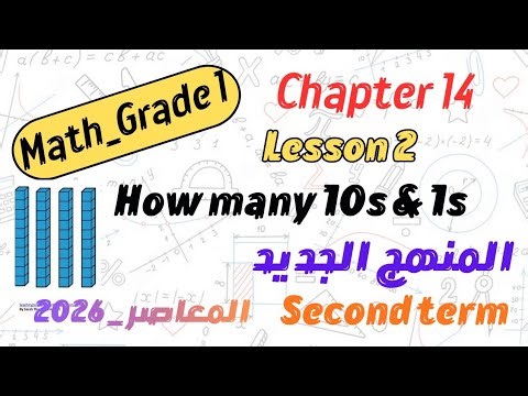 Math Grade 1 Chapter 14 Lesson 2 | أولى ابتدائي المعاصر المنهج الجديد 2026