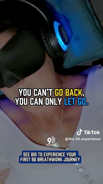 You can’t go back. But you can let go. And when you do… the healing begins. DM the word “9D” to get a link to see what 9D can do for you! #breathwork #healing #therapy
