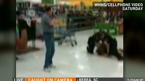 Police punch, tackle man at Walmart | CNN