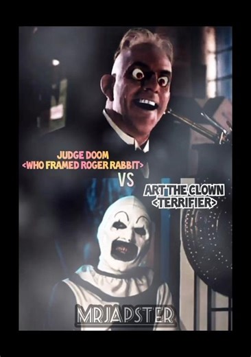 JUDGE DOOM VS ART THE CLOWN #1v1edit #1v1battles #vs #vsbattle #vsedits #terrifier