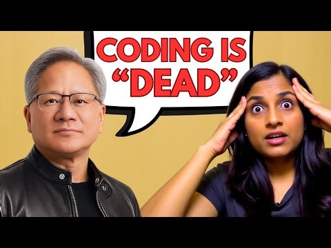 AI Guru Jensen Huang says.. 'Don't learn to code'