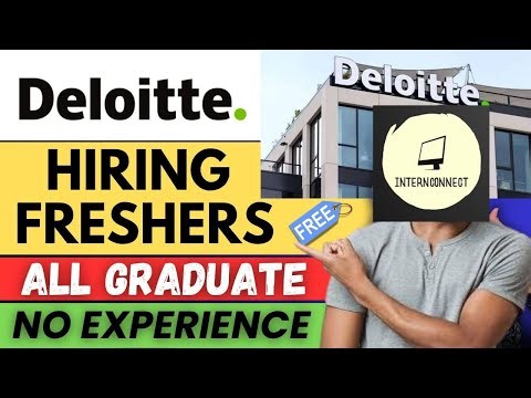 🚀Deloitte Free Hiring 2026 | Any Graduate & Fresher can Apply | HR , Associate analyst | 2026 Hiring