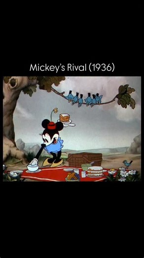 It’s almost Valentine’s Day, so let’s take a look back at a classic Disney short: Mickey’s Rival. In this cartoon, Mickey finds himself competing for Minnie’s affection when her old beau, Mortimer Mouse, after he crashes their picnic. | Disney History Channel