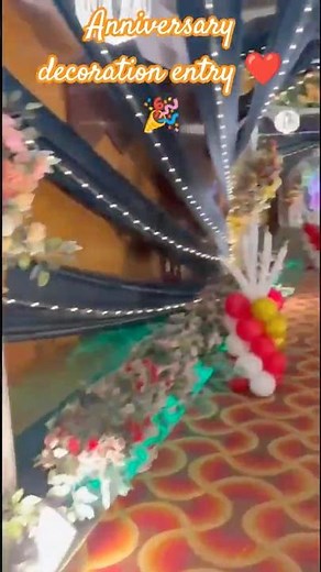 Anniversary decoration||entry decoration||#shorts #viral #love #anniversary #decoration