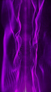 Purple background with pattern of lines and curves. Vertical looped animation