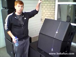 Demo Mackie HDA op Mackie Roadshow bij Bekafun