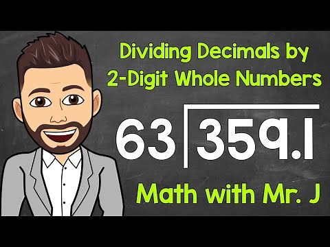 How to Divide Decimals by 2-Digit Whole Numbers | Dividing Decimals | Math with Mr. J