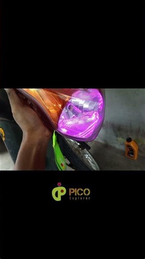 Headlamp keren ala ala demon eye