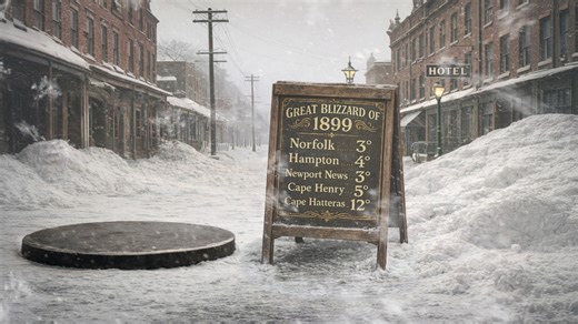 Great Blizzard of 1899: When Coastal Virginia, North Carolina, and much of the country, froze solid