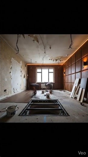 Abandoned Room to Executive Luxury Library ✨ | Ultimate Room Transformation #shorts