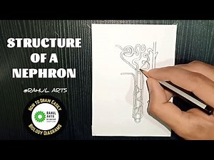 How to draw Nephron diagram