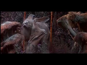 The Gelflings Travel to The Castle on Landstriders - The Dark Crystal 1982 (13)