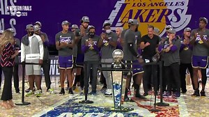 11K views · 1.1K reactions | Los Angeles Lakers Trophy Presentation Ceremony - 2020 NBA WESTERN CONFERENCE CHAMPIONS #WWLG4L | World-Wide LakerGang 4 Life | Facebook