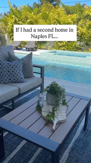 If I had a second home in Naples Fl - this is exactly what I would want #naplesfl