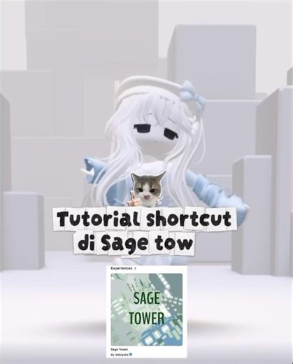 Tutorial shortcut di sage tower #4upage #tutorial #shortcut #roblox #tower #fypシ゚viral #capcut