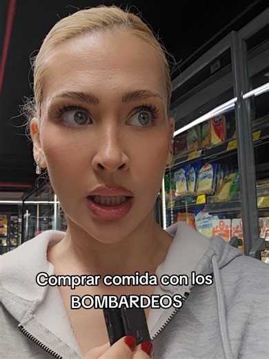 Os enseño la realidad de comprar comida en los supermercados con los misiles sobre nosotros ✨