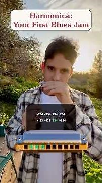 harmonica blues groove for beginners - key of C