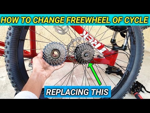How To Change Freewheel Of Bicycle | Installaling 7 Speed Freewheel On MTB