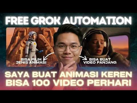 CRAZY! How to Make 100 Videos a Day Using GROK AI in Just 1 Click (Free & Automatic!)