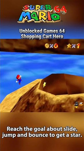 Super Mario 64 Unblocked Games: Shopping Cart Hero #SlideJumpBounce
