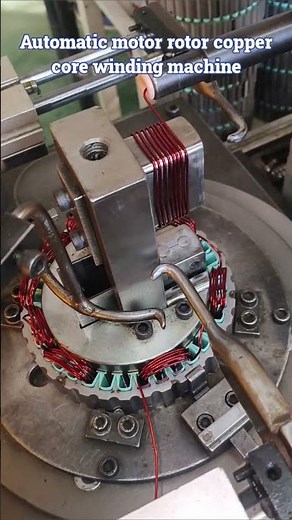 Automatic motor rotor copper core winding machine